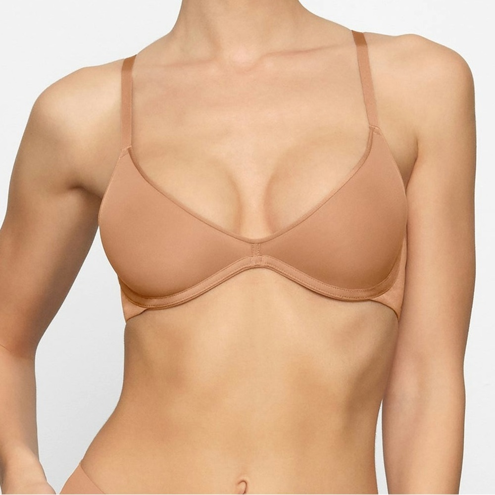 NTW SKIMS Weightless Scoop Bra 32DD Ochre